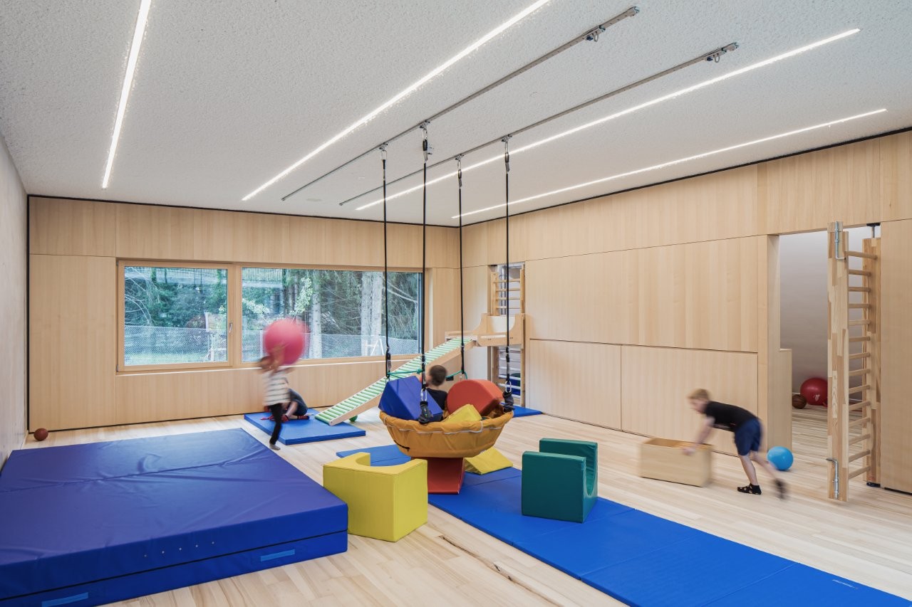 Bewegungsraum von dem Kindergarten