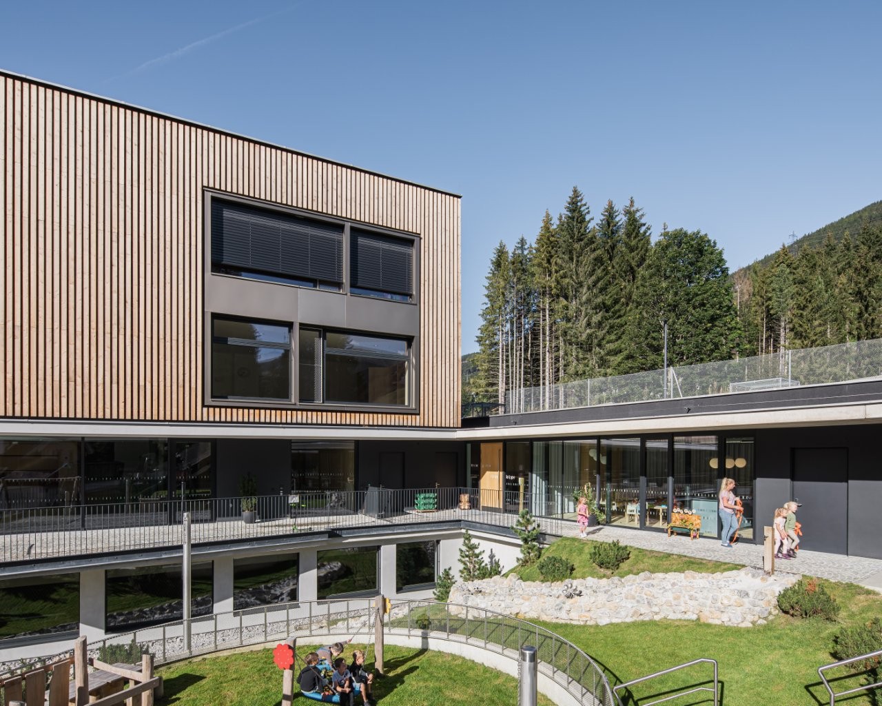 Garten von dem Kindergarten